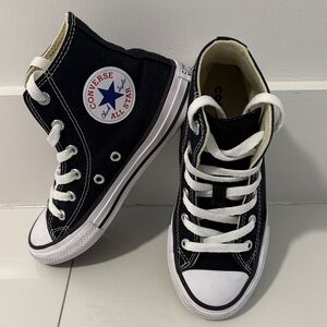 Converse Black and White High-Top Sneakers